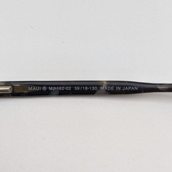 🕶️Made in Japan! Maui Jim MJ-162-02 Kahuna Sunglasses 59/18 130 /ALC447🕶️ - Picture 6 of 10